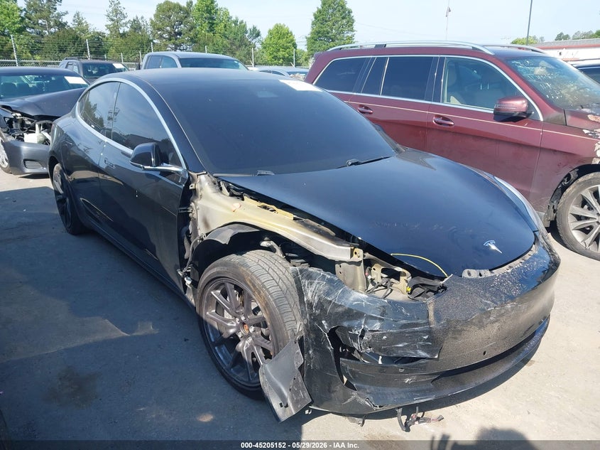 2020 Tesla Model 3 VIN 5YJ3E1EB9LF600066 IAAI salvage auction — FRONT END, Salvage (North Carolina), sold $5,900 on 2026-07-16 (photo 1)