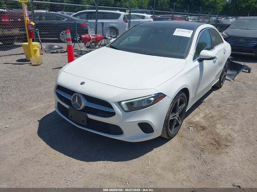 2019 Mercedes-benz A-klasse VIN WDD3G4FB6KW026441 IAAI salvage auction — REAR END, Salvage Title, sold $6,600 on 2026-07-20 (photo 2)