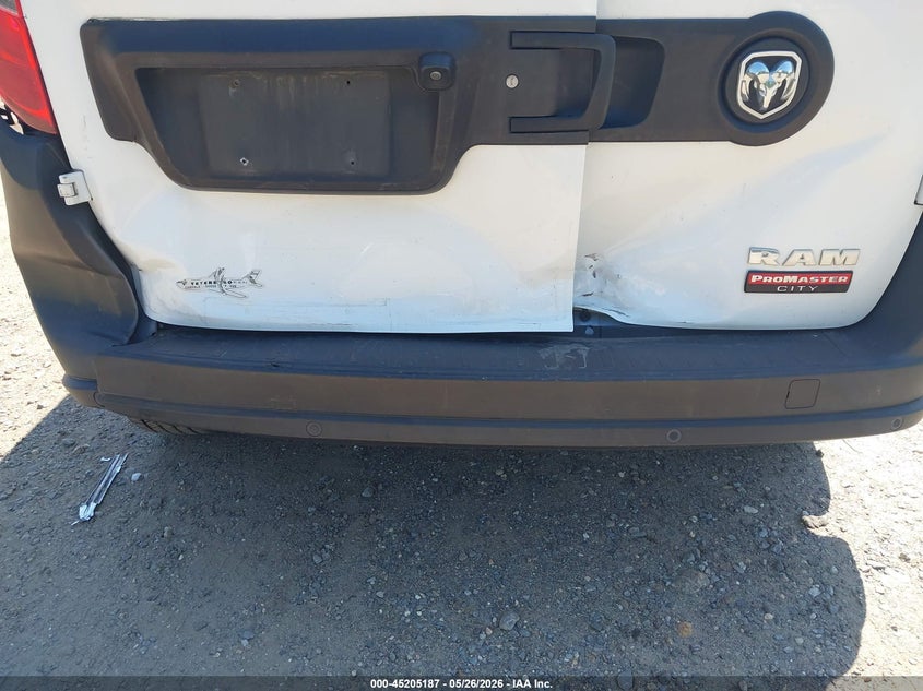 2021 Ram Promaster city VIN ZFBHRFABXM6T53251 IAAI salvage auction — REAR END, Salvage (Massachusetts), sold $4,075 on 2026-07-24 (photo 6)