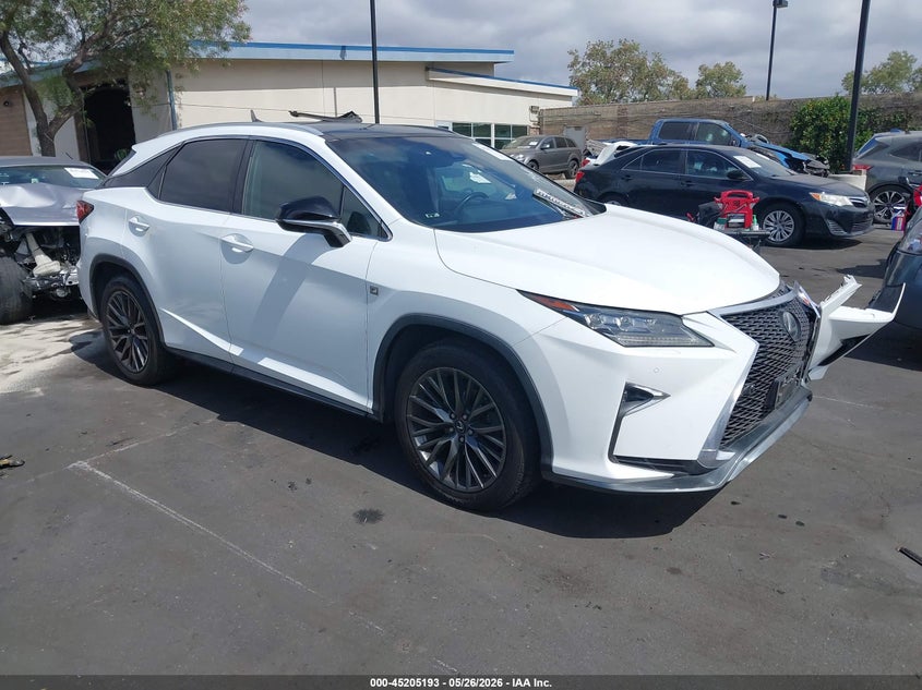 2016 Lexus Rx VIN 2T2BZMCA5GC044257 — IAAI salvage auction photo