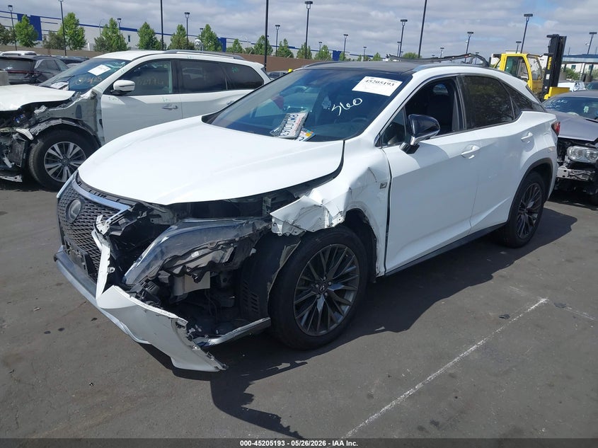 2016 Lexus Rx VIN 2T2BZMCA5GC044257 IAAI salvage auction — LEFT FRONT, Wait Title, sold $13,800 on 2026-08-30 (photo 2)