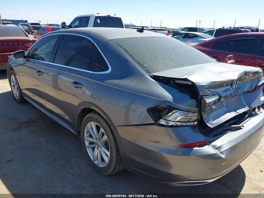 2020 Volkswagen Passat VIN 1VWSA7A31LC004808 IAAI salvage auction — REAR END, Wait Title, sold $3,500 on 2026-08-23 (photo 3)