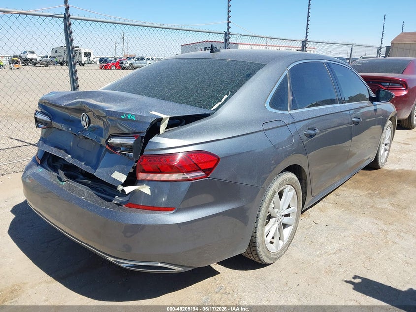 2020 Volkswagen Passat VIN 1VWSA7A31LC004808 IAAI salvage auction — REAR END, Wait Title, sold $3,500 on 2026-08-23 (photo 4)