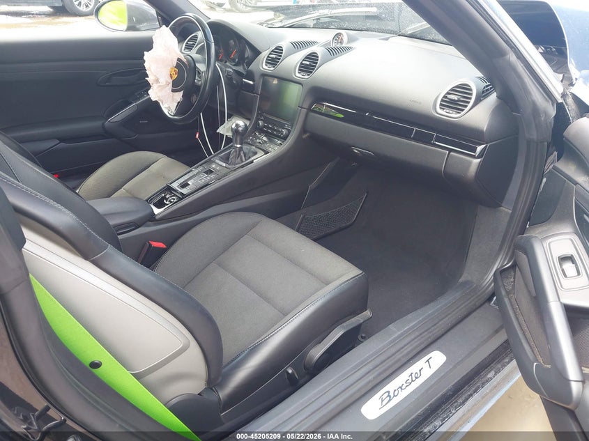 2021 Porsche 718 boxster VIN WP0CA2A8XMS210318 IAAI salvage auction — FRONT END, Original (Texas), sold $19,075 on 2026-07-15 (photo 5)