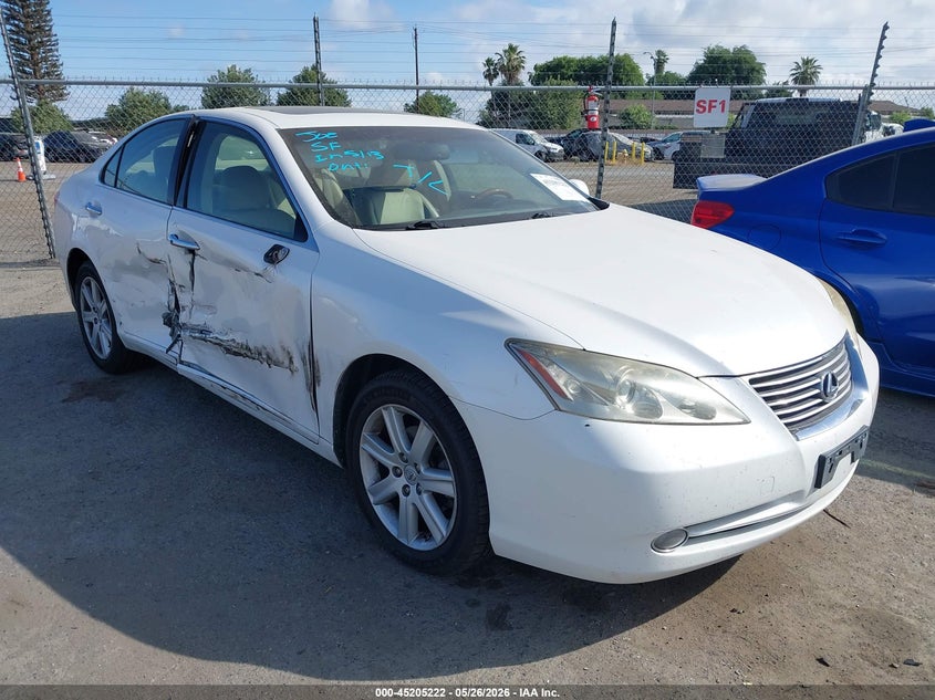 2009 Lexus Es 350 VIN JTHBJ46G392302139 IAAI salvage auction — RIGHT SIDE, Salvage (California), sold $800 on 2026-07-28 (photo 1)