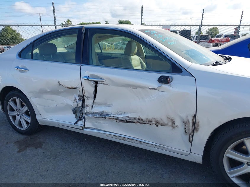 2009 Lexus Es 350 VIN JTHBJ46G392302139 IAAI salvage auction — RIGHT SIDE, Salvage (California), sold $800 on 2026-07-28 (photo 6)