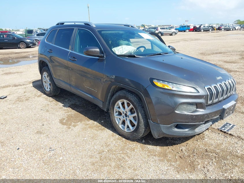 2014 Jeep Cherokee VIN 1C4PJMCS2EW206165 IAAI salvage auction — LEFT SIDE, Salvage Title, sold $600 on 2026-07-22 (photo 1)