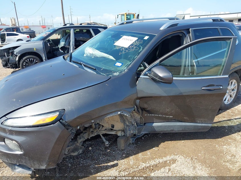 2014 Jeep Cherokee VIN 1C4PJMCS2EW206165 IAAI salvage auction — LEFT SIDE, Salvage Title, sold $600 on 2026-07-22 (photo 6)