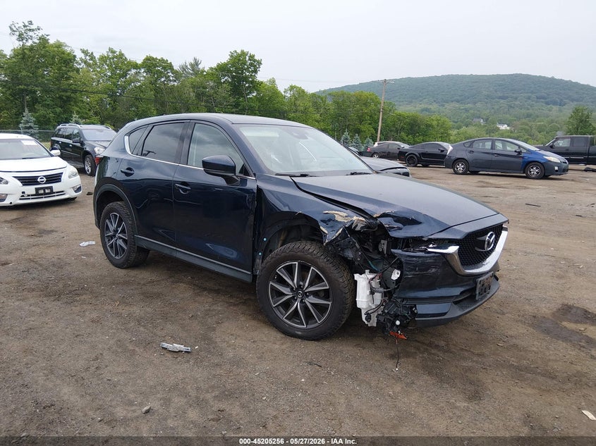 2017 Mazda Cx-5 VIN JM3KFBDL6H0201461 IAAI salvage auction — RIGHT FRONT, Salvage Title, sold $5,100 on 2026-07-16 (photo 1)