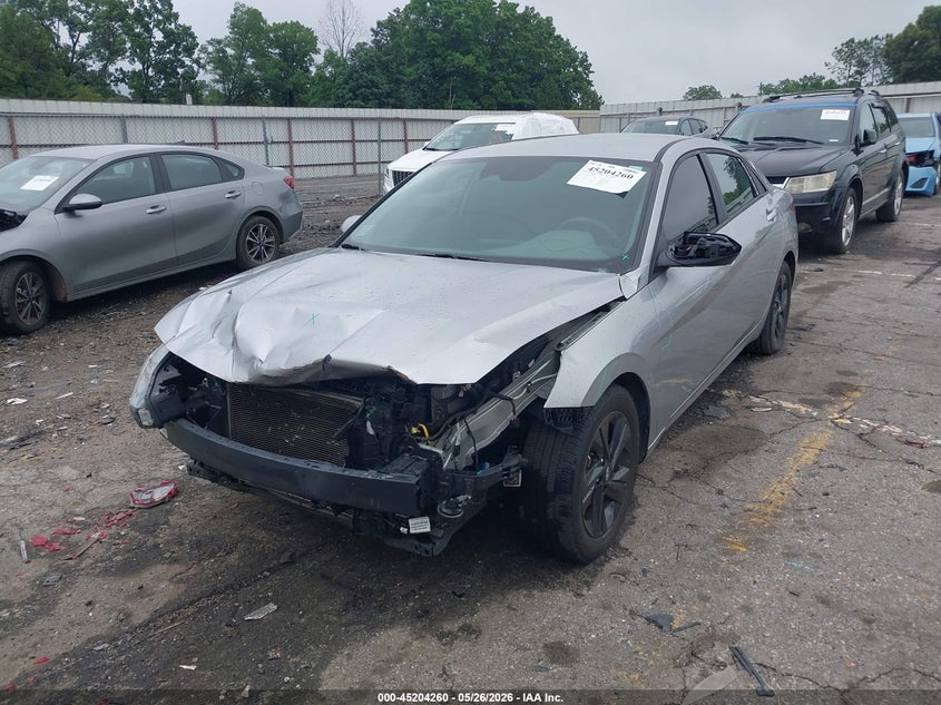 2021 Hyundai Elantra VIN 5NPLM4AG5MH022654 IAAI salvage auction — FRONT END, Salvage (Georgia), sold $3,650 on 2026-07-29 (photo 2)