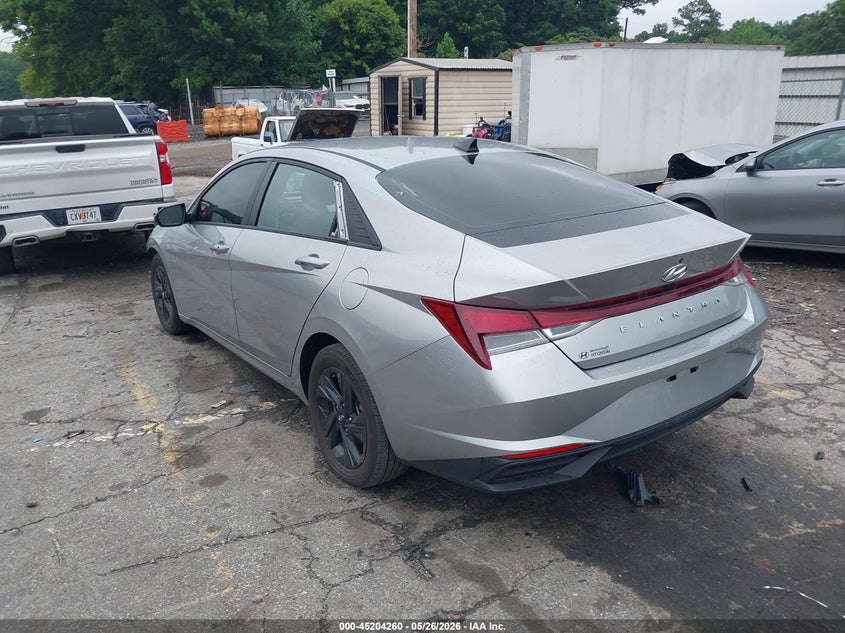 2021 Hyundai Elantra VIN 5NPLM4AG5MH022654 IAAI salvage auction — FRONT END, Salvage (Georgia), sold $3,650 on 2026-07-29 (photo 3)