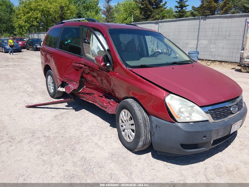 2011 Kia SEDONA VIN KNDMG4C7XB6379683 IAAI salvage auction — RIGHT SIDE, Junk Bill Of Sale Mv2459 (Wisconsin), sold $250 on 2026-07-08 (photo 1)
