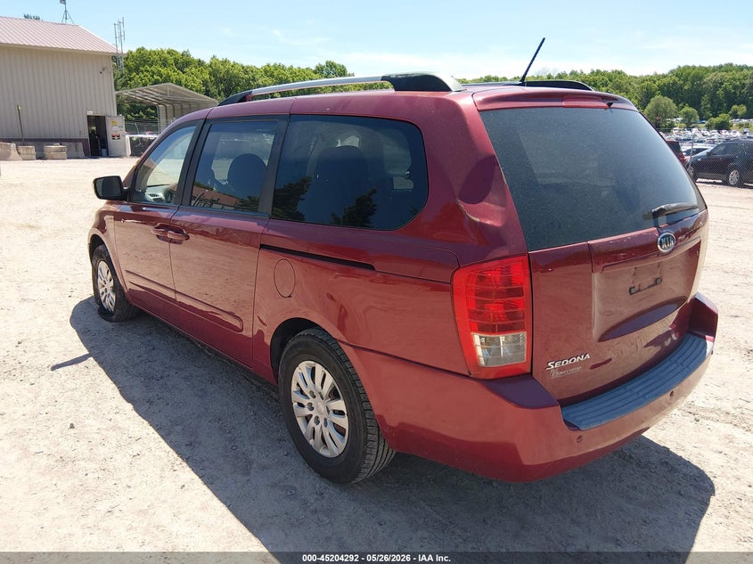 2011 Kia SEDONA VIN KNDMG4C7XB6379683 IAAI salvage auction — RIGHT SIDE, Junk Bill Of Sale Mv2459 (Wisconsin), sold $250 on 2026-07-08 (photo 3)