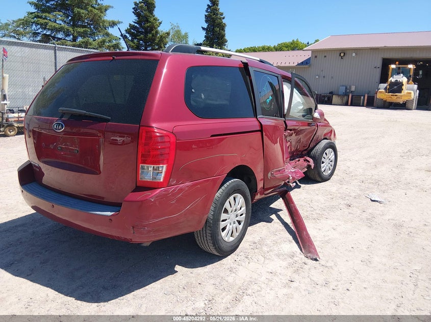2011 Kia SEDONA VIN KNDMG4C7XB6379683 IAAI salvage auction — RIGHT SIDE, Junk Bill Of Sale Mv2459 (Wisconsin), sold $250 on 2026-07-08 (photo 4)