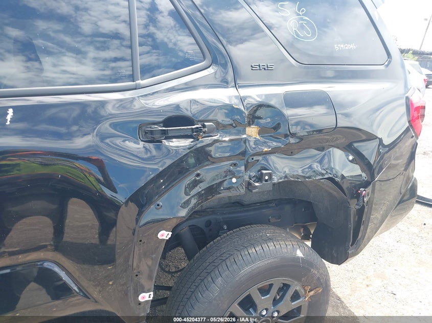 2025 Toyota 4runner VIN JTEVA5BR4S5038831 IAAI salvage auction — LEFT & RIGHT, Certificate Of Destruction (Florida), sold $10,000 on 2026-07-10 (photo 6)