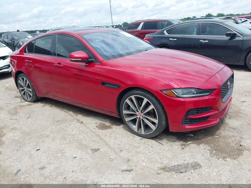 2020 Jaguar Xe VIN SAJAE4FX4LCP63368 IAAI salvage auction — REAR END, Salvage Title, sold $8,950 on 2026-07-21 (photo 1)