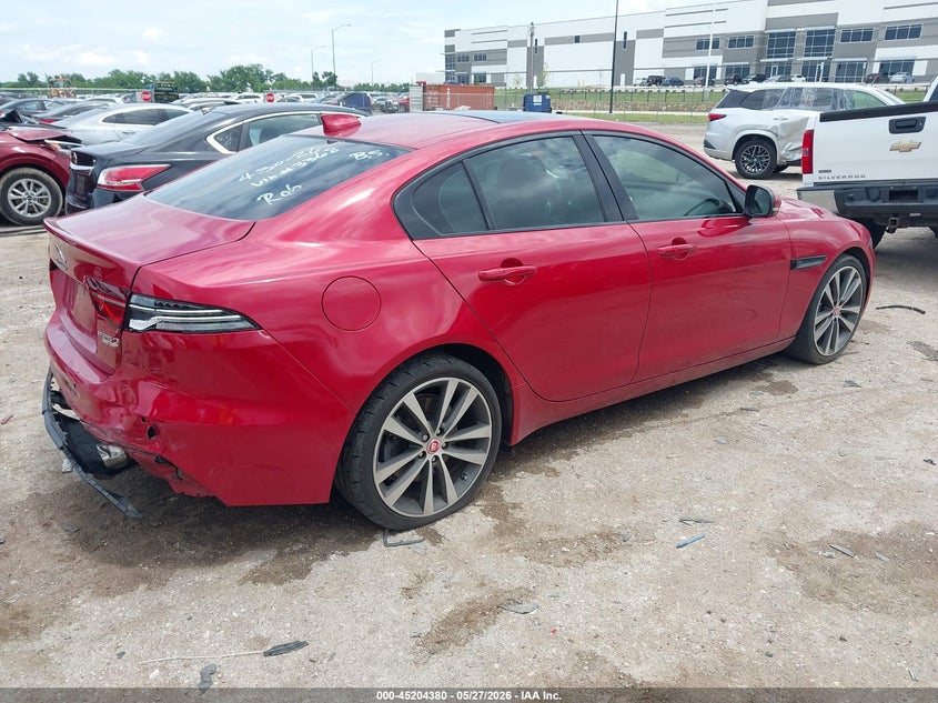 2020 Jaguar Xe VIN SAJAE4FX4LCP63368 IAAI salvage auction — REAR END, Salvage Title, sold $8,950 on 2026-07-21 (photo 4)