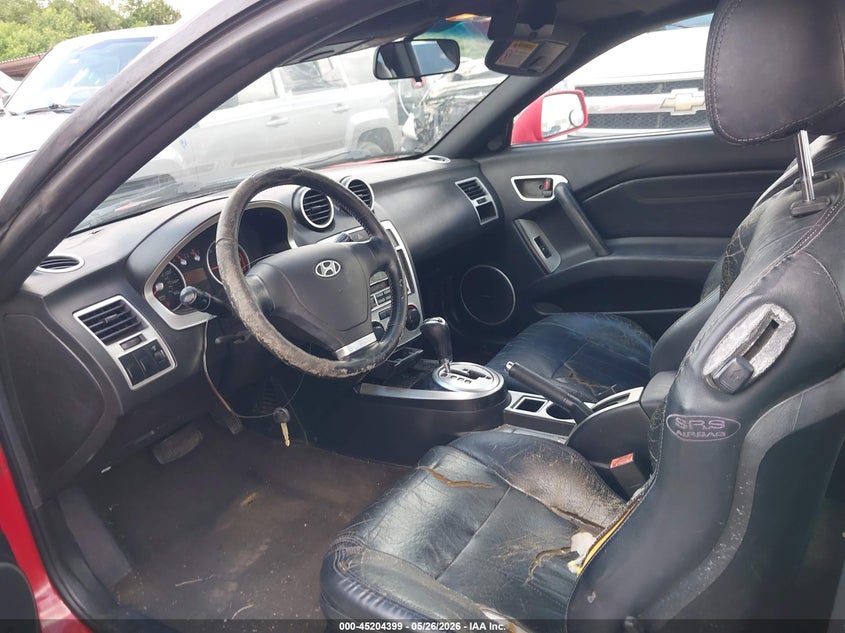 2003 Hyundai Tiburon VIN KMHHN65F43U102088 IAAI salvage auction — REAR END, Clear (Oklahoma), sold $125 on 2026-07-22 (photo 5)