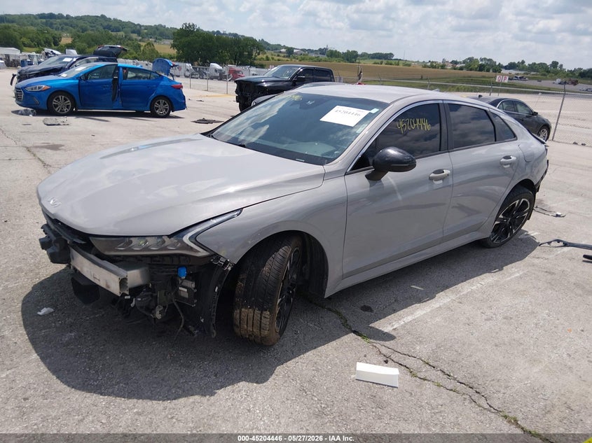 2022 Kia K5 VIN 5XXG64J23NG122524 IAAI salvage auction — FRONT & REAR, Salvage Title, sold $1,400 on 2026-07-16 (photo 2)