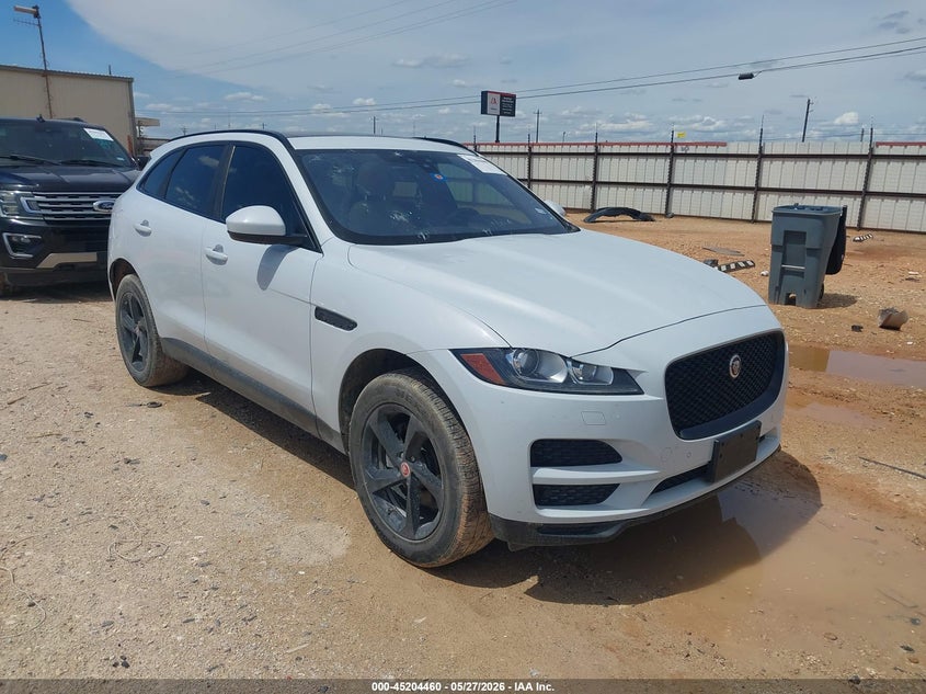 2018 Jaguar F-pace VIN SADCJ2FN2JA257850 IAAI salvage auction — HAIL, Original (Texas), sold $2,550 on 2026-07-30 (photo 1)
