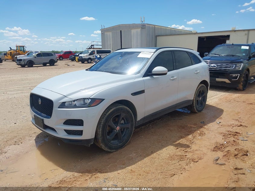 2018 Jaguar F-pace VIN SADCJ2FN2JA257850 IAAI salvage auction — HAIL, Original (Texas), sold $2,550 on 2026-07-30 (photo 2)
