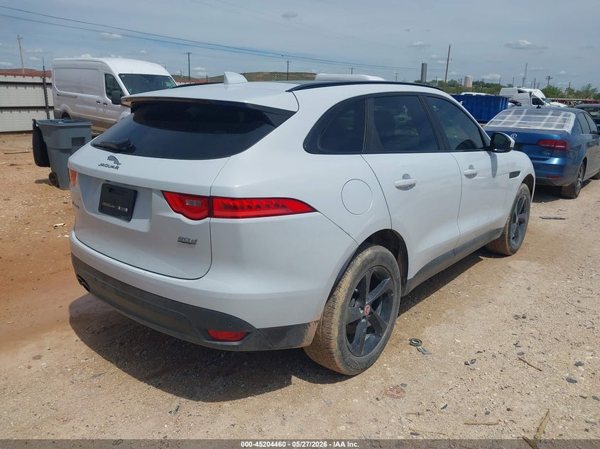 2018 Jaguar F-pace VIN SADCJ2FN2JA257850 IAAI salvage auction — HAIL, Original (Texas), sold $2,550 on 2026-07-30 (photo 4)