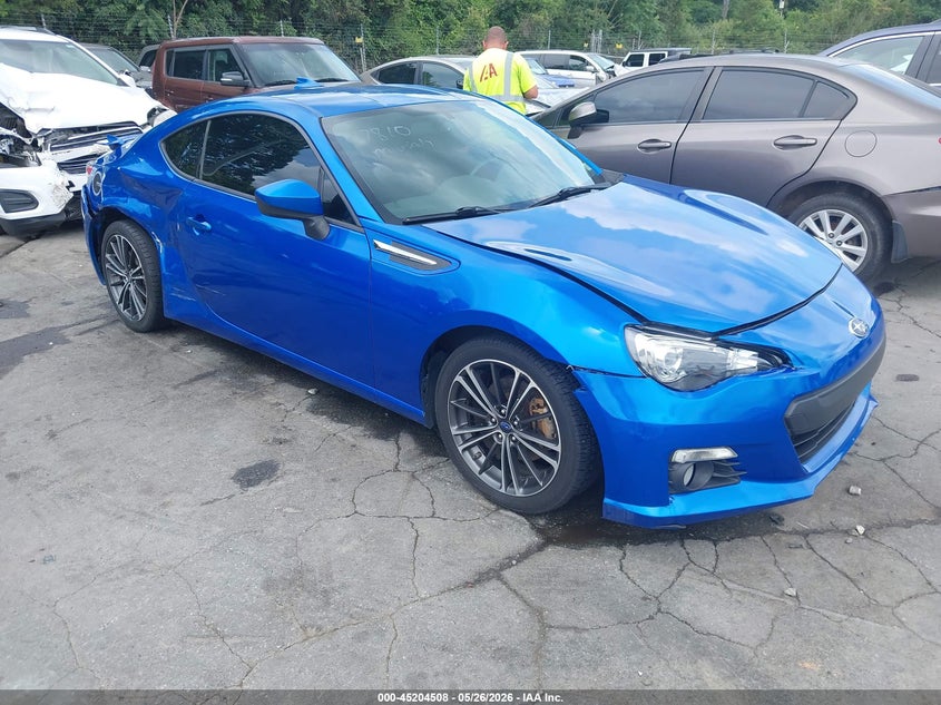 2014 Subaru Brz VIN JF1ZCAC11E8600078 IAAI salvage auction — RIGHT SIDE, Clear (Virginia), sold $3,225 on 2026-07-24 (photo 1)