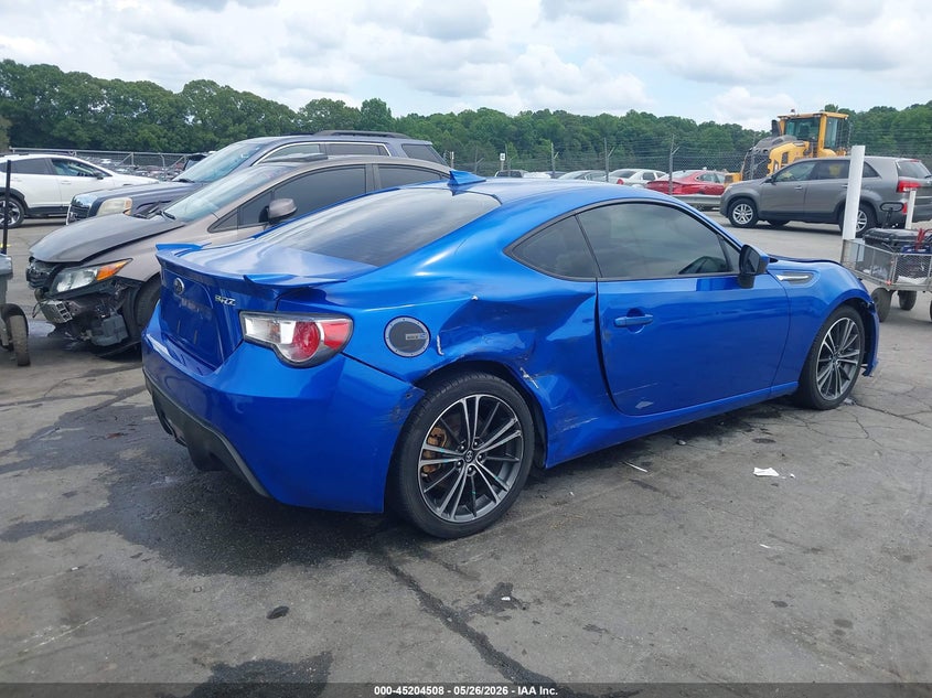 2014 Subaru Brz VIN JF1ZCAC11E8600078 IAAI salvage auction — RIGHT SIDE, Clear (Virginia), sold $3,225 on 2026-07-24 (photo 4)