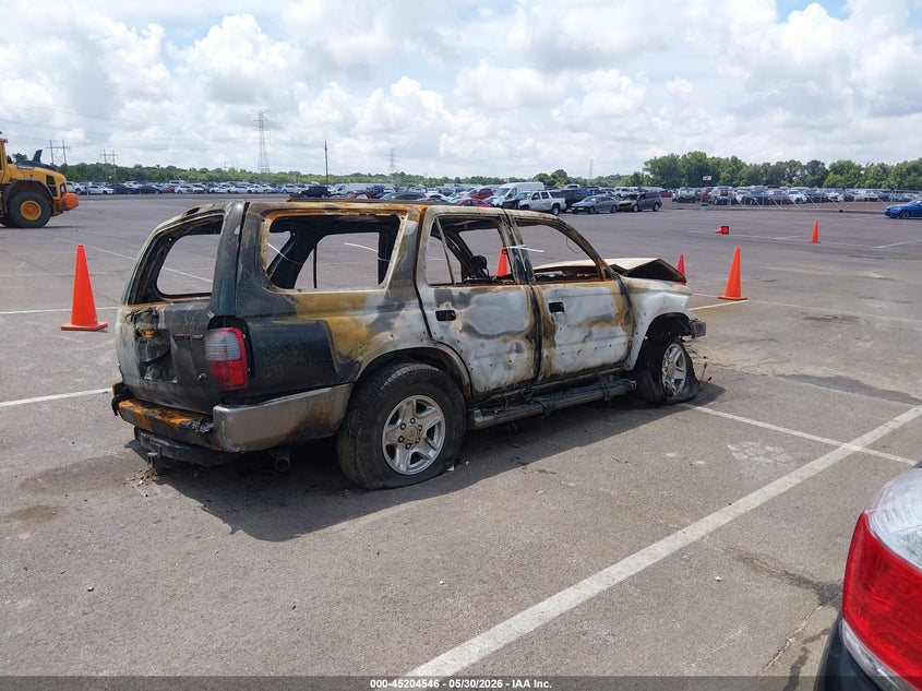 2000 Toyota 4runner VIN JT3HN87R9Y9032075 IAAI salvage auction — ENGINE BURN, Non-Repairable (Tennessee), sold $150 on 2026-07-14 (photo 4)