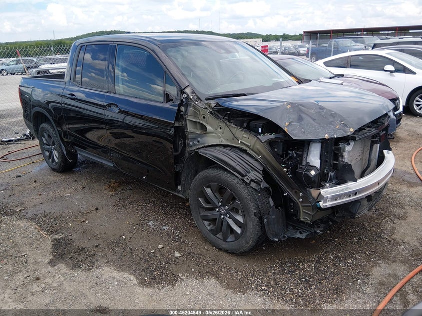 2025 Honda Ridgeline VIN 5FPYK3F16SB034132 — IAAI salvage auction photo