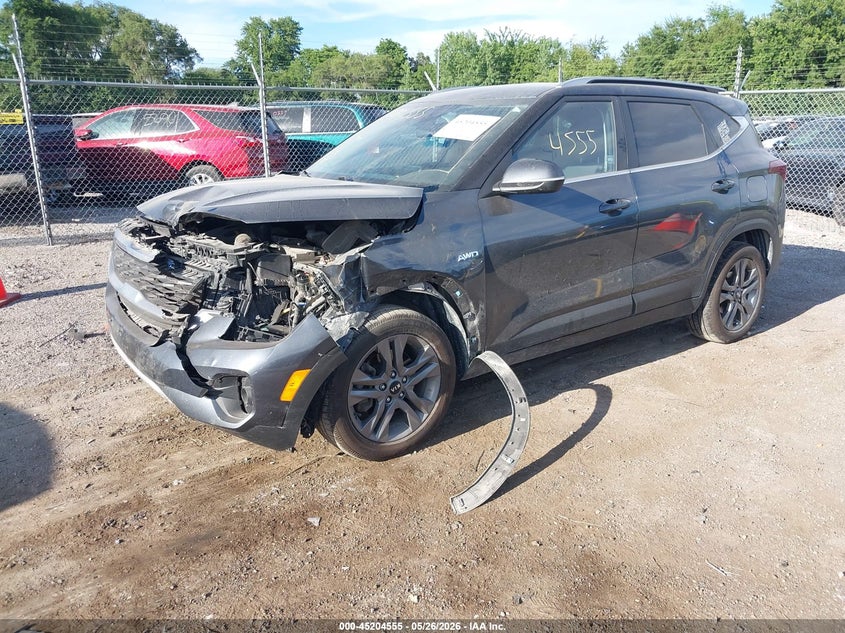 2021 Kia Seltos VIN KNDEUCAA1M7203964 IAAI salvage auction — FRONT END, Salvage (Iowa), sold $4,175 on 2026-07-27 (photo 2)