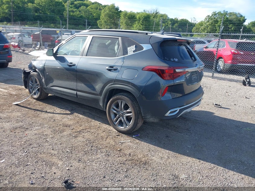 2021 Kia Seltos VIN KNDEUCAA1M7203964 IAAI salvage auction — FRONT END, Salvage (Iowa), sold $4,175 on 2026-07-27 (photo 3)