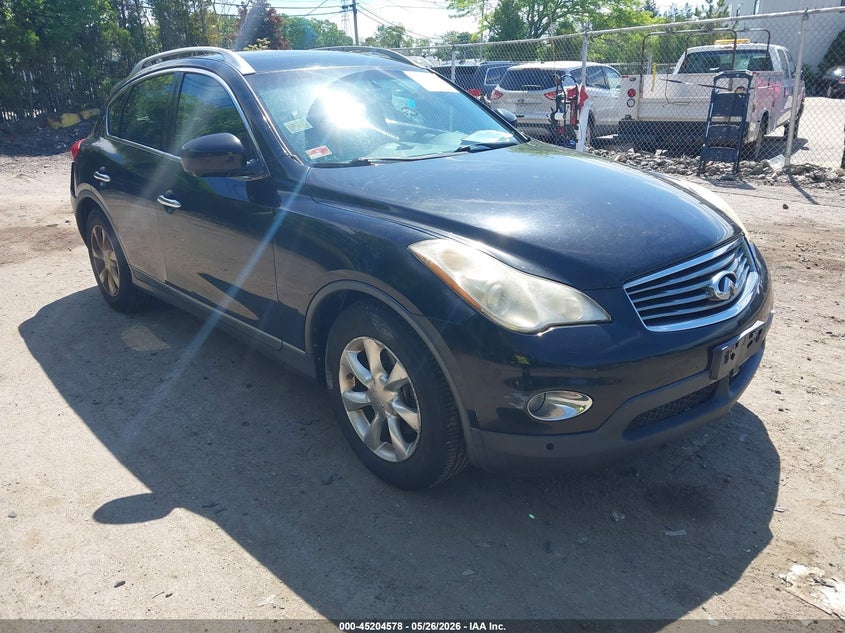 2008 Infiniti Ex35 VIN JNKAJ09F78M357946 IAAI salvage auction — REAR END, Salvage (Rhode Island), sold $25 on 2026-07-28 (photo 1)