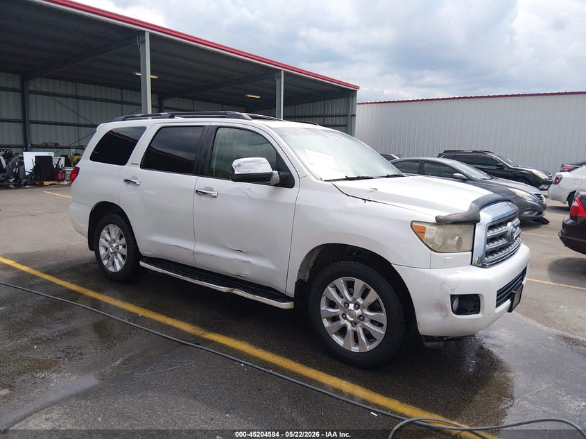 2008 Toyota Sequoia VIN 5TDZY67A58S003616 IAAI salvage auction — RIGHT SIDE, Repossession Paperwork (South Carolina), sold $2,550 on 2026-07-15 (photo 1)