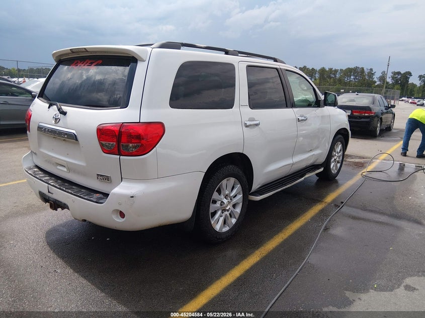 2008 Toyota Sequoia VIN 5TDZY67A58S003616 IAAI salvage auction — RIGHT SIDE, Repossession Paperwork (South Carolina), sold $2,550 on 2026-07-15 (photo 4)