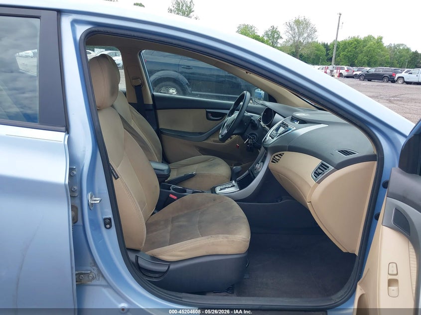 2011 Hyundai Elantra VIN KMHDH4AE9BU147114 IAAI salvage auction — FRONT & REAR, Salvage (New Jersey), sold $275 on 2026-07-14 (photo 5)