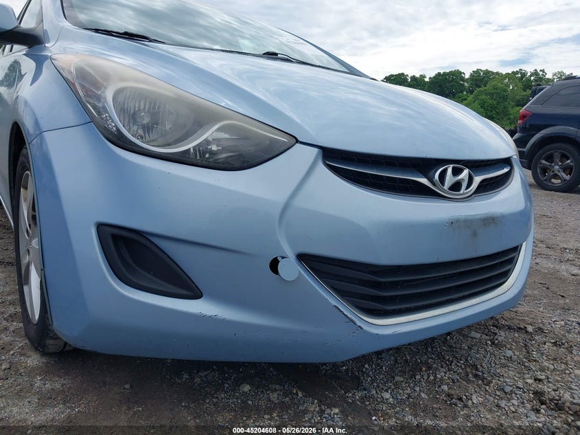 2011 Hyundai Elantra VIN KMHDH4AE9BU147114 IAAI salvage auction — FRONT & REAR, Salvage (New Jersey), sold $275 on 2026-07-14 (photo 6)