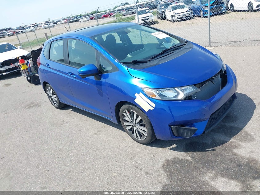 2015 Honda Fit VIN 3HGGK5H81FM738249 IAAI salvage auction — FRONT & REAR, Salvage Title, sold $2,000 on 2026-07-29 (photo 1)