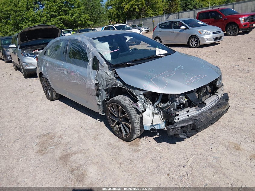 2020 Toyota Corolla VIN JTDS4RCE7LJ025808 IAAI salvage auction — FRONT END, Salvage (Wisconsin), sold $2,100 on 2026-07-29 (photo 1)