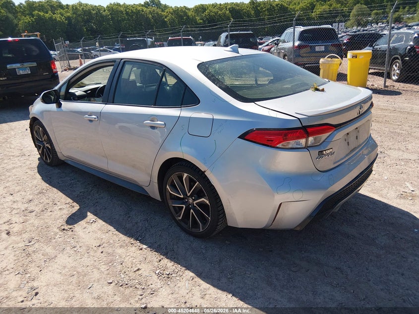 2020 Toyota Corolla VIN JTDS4RCE7LJ025808 IAAI salvage auction — FRONT END, Salvage (Wisconsin), sold $2,100 on 2026-07-29 (photo 3)