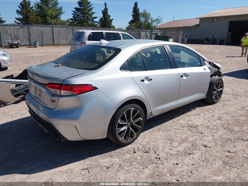 2020 Toyota Corolla VIN JTDS4RCE7LJ025808 IAAI salvage auction — FRONT END, Salvage (Wisconsin), sold $2,100 on 2026-07-29 (photo 4)