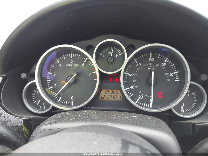2007 Mazda Mx-5 VIN JM1NC25F270136386 IAAI salvage auction — ROLLOVER, Salvage (Ohio), sold $25 on 2026-07-29 (photo 7)