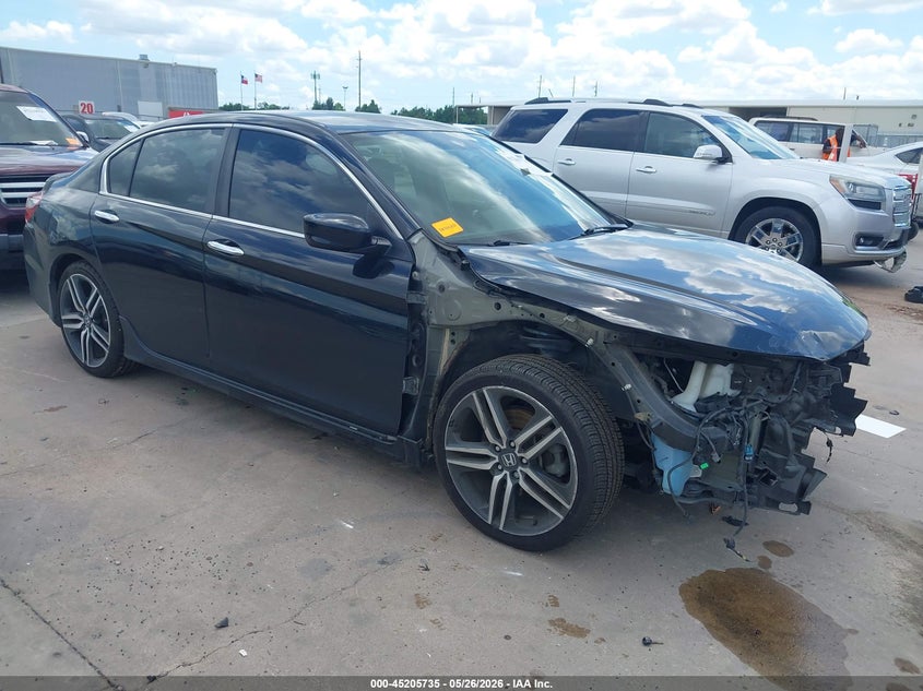 2017 Honda Accord VIN 1HGCR2F51HA026261 IAAI salvage auction — FRONT END, Original (Texas), sold $3,150 on 2026-07-24 (photo 1)