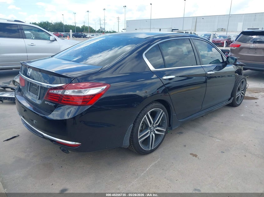2017 Honda Accord VIN 1HGCR2F51HA026261 IAAI salvage auction — FRONT END, Original (Texas), sold $3,150 on 2026-07-24 (photo 4)