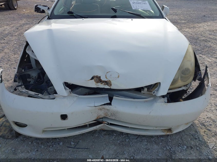 2005 Lexus Es 330 VIN JTHBA30G055083135 IAAI salvage auction — FRONT END, Rebuildable (Florida), sold $25 on 2026-07-23 (photo 6)