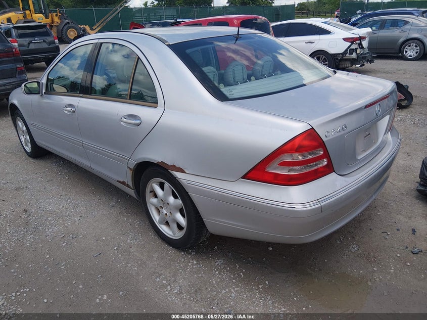 2001 Mercedes-benz C-klasse VIN WDBRF61J41F087995 IAAI salvage auction — NORMAL WEAR, Original (Kentucky), sold $225 on 2026-07-29 (photo 3)