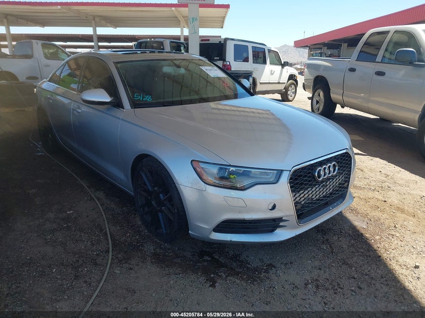 2014 Audi A6 VIN WAUDFAFCXEN027849 IAAI salvage auction — NORMAL WEAR, Restored (Arizona), sold $900 on 2026-07-07 (photo 1)