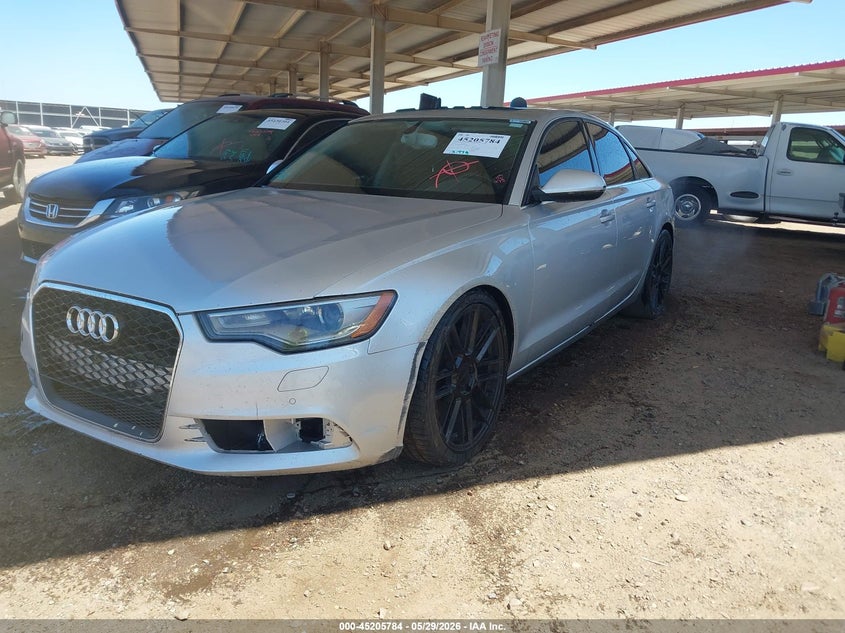 2014 Audi A6 VIN WAUDFAFCXEN027849 IAAI salvage auction — NORMAL WEAR, Restored (Arizona), sold $900 on 2026-07-07 (photo 2)