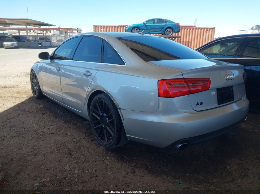 2014 Audi A6 VIN WAUDFAFCXEN027849 IAAI salvage auction — NORMAL WEAR, Restored (Arizona), sold $900 on 2026-07-07 (photo 3)