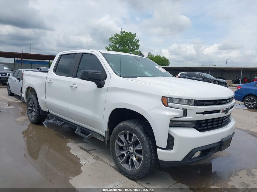 2021 Chevrolet Silverado VIN 3GCPWDED0MG278477 IAAI salvage auction — HAIL, Salvage Title, sold $10,500 on 2026-07-16 (photo 1)